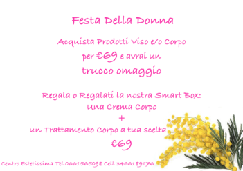 promo festa della donna